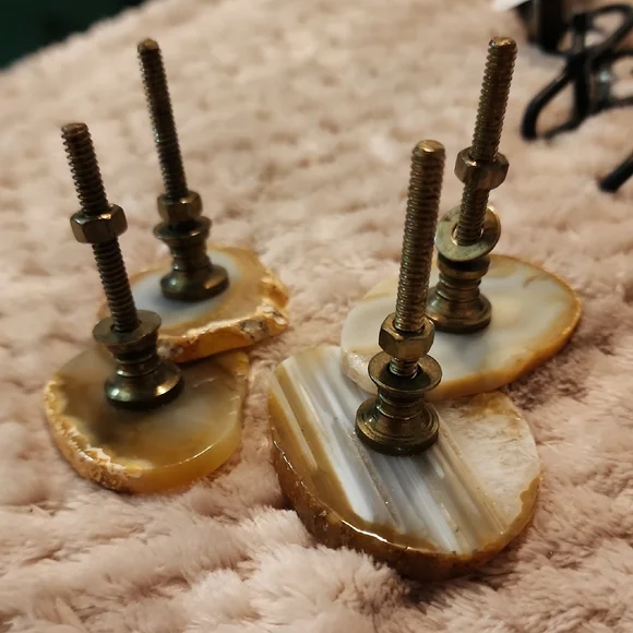 Natural Agate Stone Knobs Drawer - Picture 5 of 6